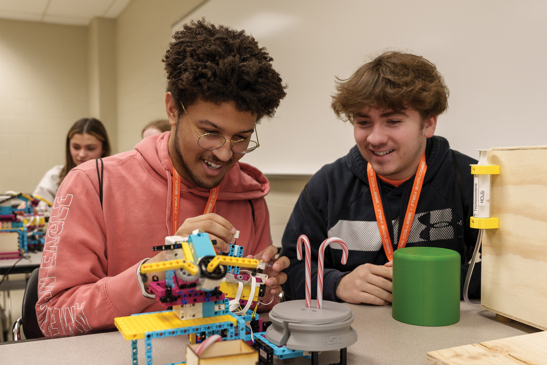 Students at the Semiconductor field trip